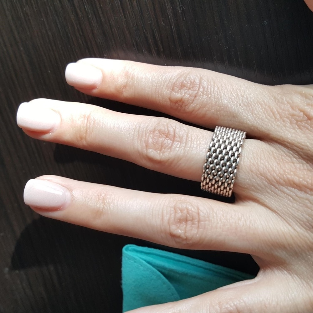 Tiffany & Co. Somerset mesh ring